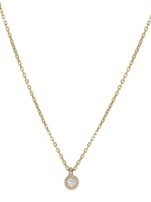 Milli Round Diamond Necklace