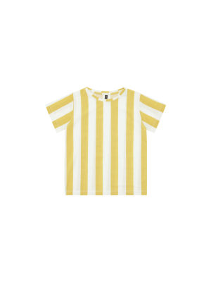 Yellow Striped, Tencel™ Shirt