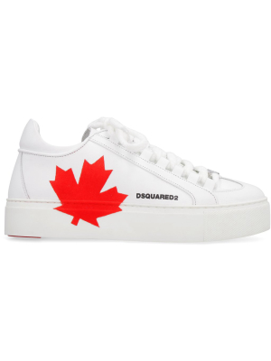 Dsquared2 Maple Leaf Printed Sneakers