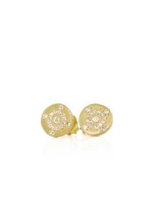 Petite Shimmer Diamond Stud Earrings