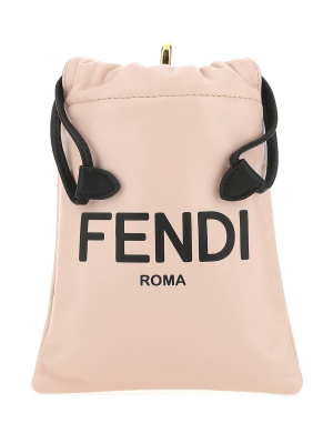 Fendi Roma Drawstring Bucket Bag