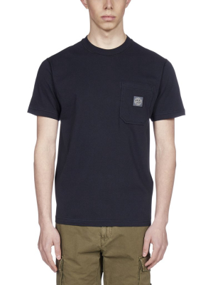 Stone Island Logo Detail T-shirt