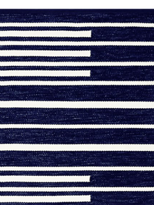 Perennials® Piano Stripe Indoor/outdoor Rug, Navy