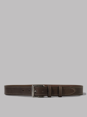 Anderson’s Bridle Stitched Belt (dark Brown)