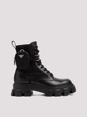 Prada Monolith Combat Boots