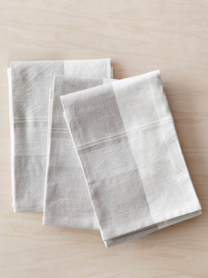 Vishu Kitchen Towels - Tan - Set Of 3