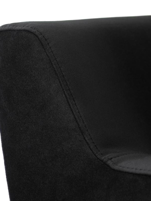 Nuevo Anders Triple Seat Sofa - Black