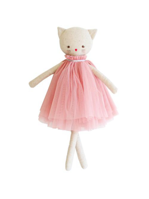 Aurelie Linen Cat Doll - Blush