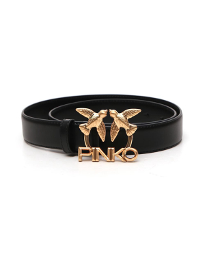 Pinko Narrow Love Birds Buckle Belt