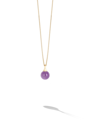 Marco Bicego® Africa Boule Collection 18k Yellow Gold And Amethyst Pendant