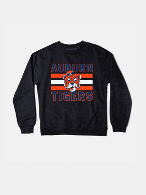 Auburn Vintage Triple Stripe Crewneck Sweatshirt