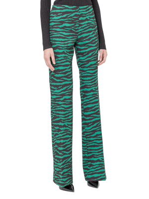 P.a.r.o.s.h. Printed Slim-fit Trousers