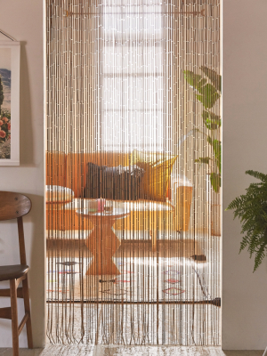 Urban Outfitters Bamboo Beaded Curtain - Kedenza