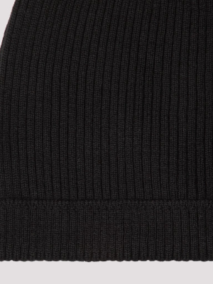 Rick Owens Ribbed Knit Beanie