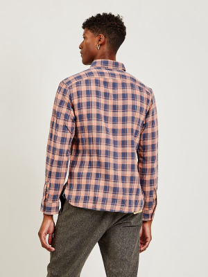 Plaid Cotton Linen Workshirt