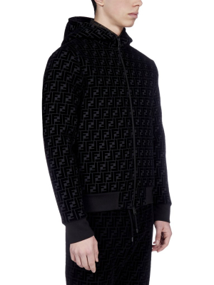 Fendi Ff Motif Hooded Jacket