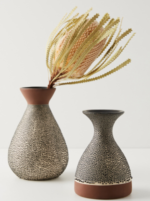 Spotted Ceramic Vase