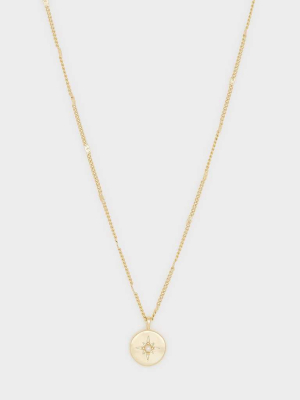 Power Birthstone Coin Necklace (june)