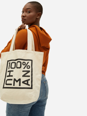 The 100% Human Tote Bag