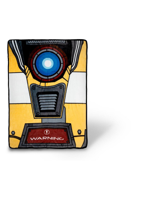 Just Funky Borderlands Claptrap Fleece Throw Blanket - 45 X 60-inches