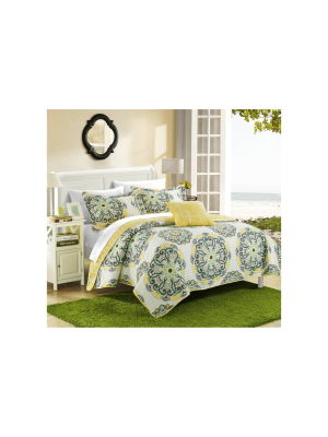 Chic Home Design Miranda Quilt & Sham Set