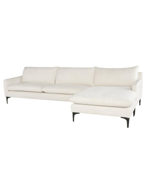 Nuevo Anders Sectional Sofa - Coconut