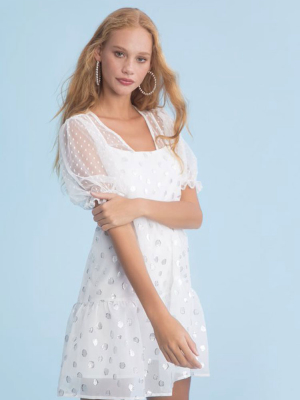 Chiffon Polka Dot Dress