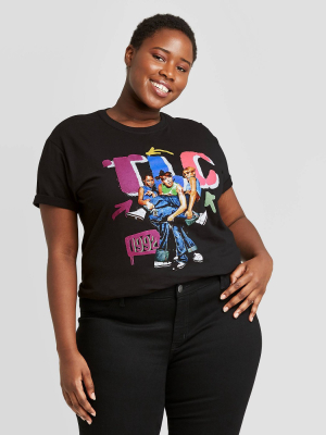 Women's Tlc Short Sleeve Graphic T-shirt - Black