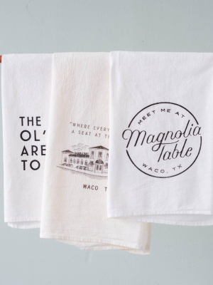 Magnolia Table Tea Towel