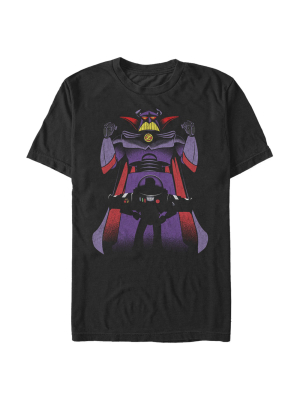 Men's Toy Story Zurg With Buzz Lightyear Silhouette T-shirt