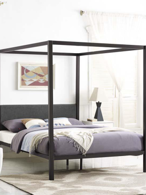 Rain Queen Canopy Bed Frame