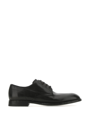 Dolce & Gabbana Dented Style Derby Shoes