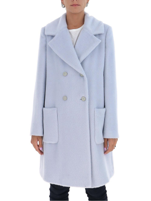 Alberta Ferretti Double-breasted Tailored Coat