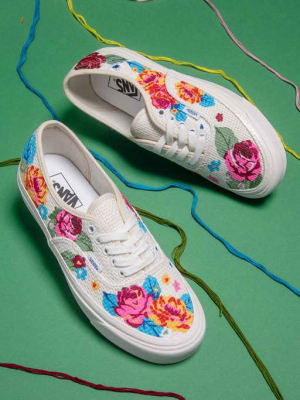 Vans Authentic 44 Dx 'anaheim Factory' - Needlepoint/floral