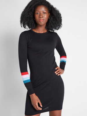 Sweet On Stripes Sweater Dress