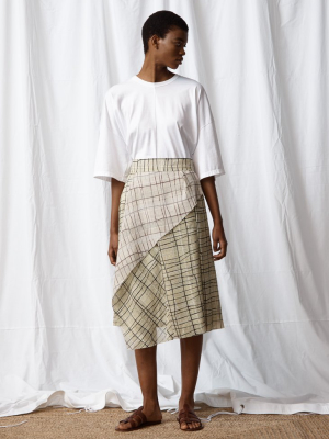 Asymmetrical Pleat Skirt