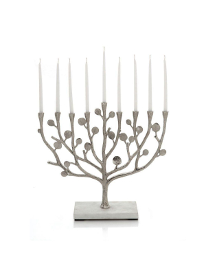 Botanical Leaf Menorah