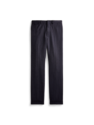 Slim Pinstripe Wool Trouser