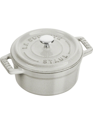 Staub Cast Iron 0.25-qt Mini Round Cocotte