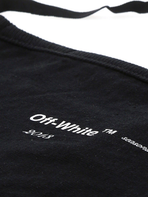 Off-white Logo Print Face Mask