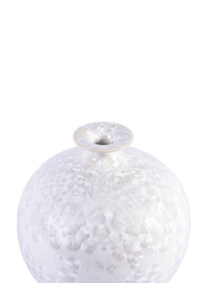 Pomegranate Vase Crystal Shell In Two Sizes