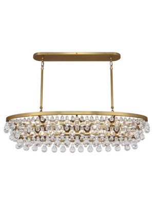 Bling Oval Chandelier In Various Finishes