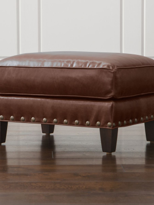 Metropole Leather Ottoman