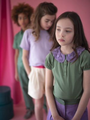 Green And Purple Shorts