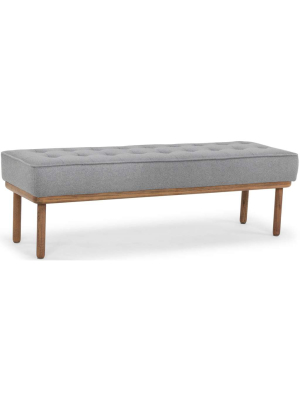 Arlo Bench, Light Grey