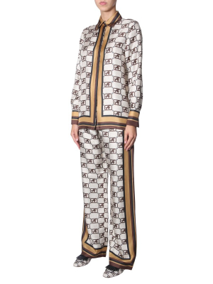 Alberta Ferretti Palazzo Printed Pants