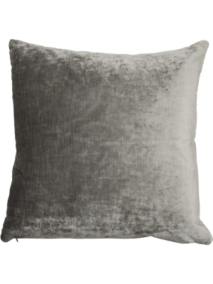 Brussels Throw Pillow, Charcoal