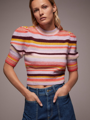 Striped Knit Sweater