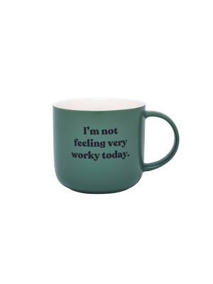 15oz Stoneware I'm Not Feeling Very Worky Today Mug - Parker Lane