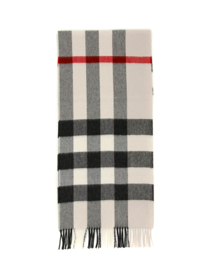 Burberry Check Fringed Scarf